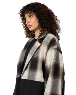 LONG JACKET BROWN