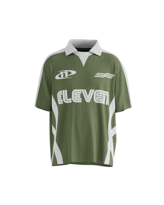 ELEVEN Power Play Polo - Olive Green