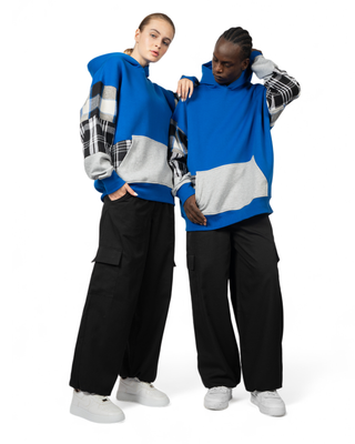 HOODIE BLUE CHECKERS
