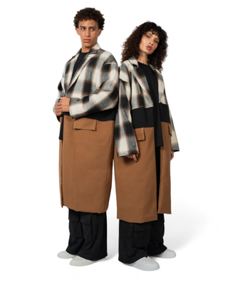 LONG JACKET BROWN