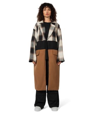 LONG JACKET BROWN
