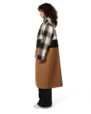LONG JACKET BROWN