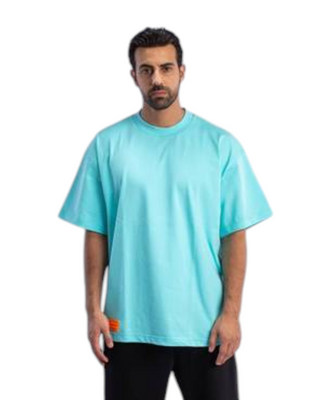 LIGHT BLUE ARABIC WRITING T-SHIRT