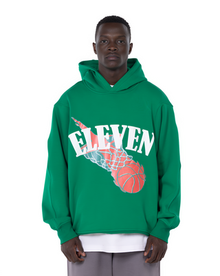 GREEN BASKETBALL HOODIE