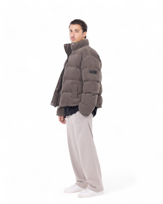 GRAY PUFFER JACKET