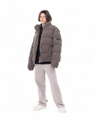 GRAY PUFFER JACKET