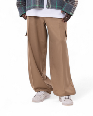 CARGO BUGGY BEIGE PANTS