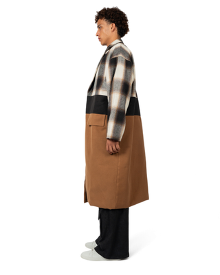 LONG JACKET BROWN