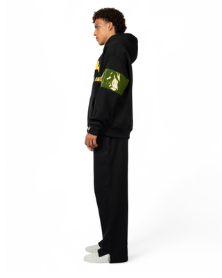 HOODIE BLACK PLASTIC SLEEVES