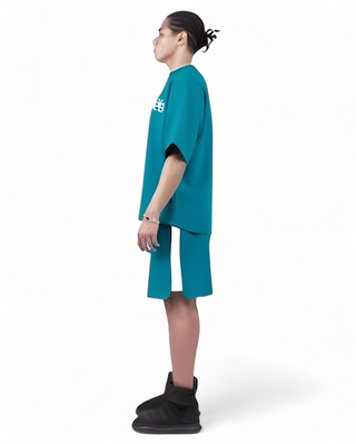 SET T-SHIRT & SHORT  TURQUOISE