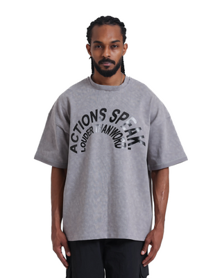 ACTIONS GRAY T-SHIRT