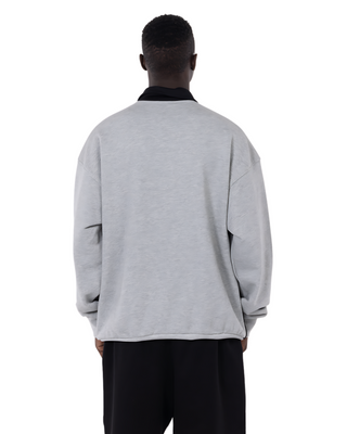 POLO SHIRT LONG SLEEVES GRAY