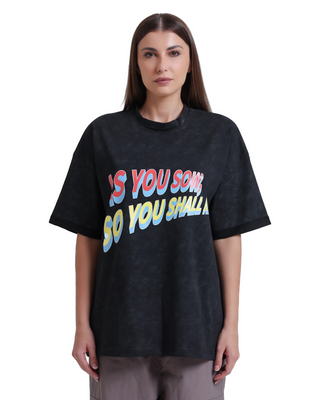 AS YOU SOW BLACK T-SHIRT