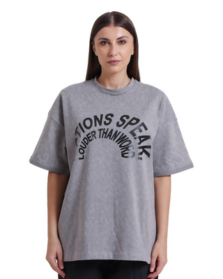 ACTIONS GRAY T-SHIRT