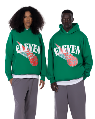 GREEN BASKETBALL HOODIE