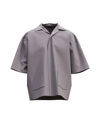 Vertical Flow Oversized Shirt