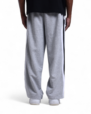 Stripe Wide-Leg Track Pants