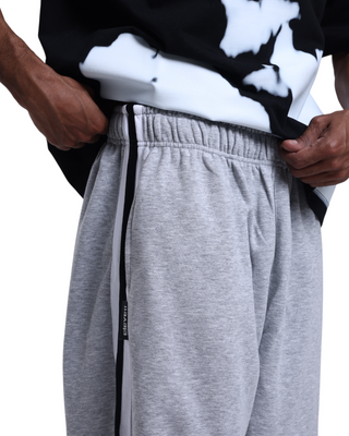 Stripe Wide-Leg Track Pants